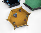Hexagon Leather Dice Tray image 6
