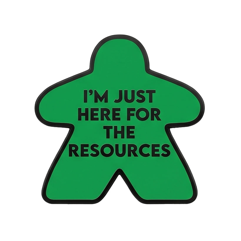 Green Meeple Pin