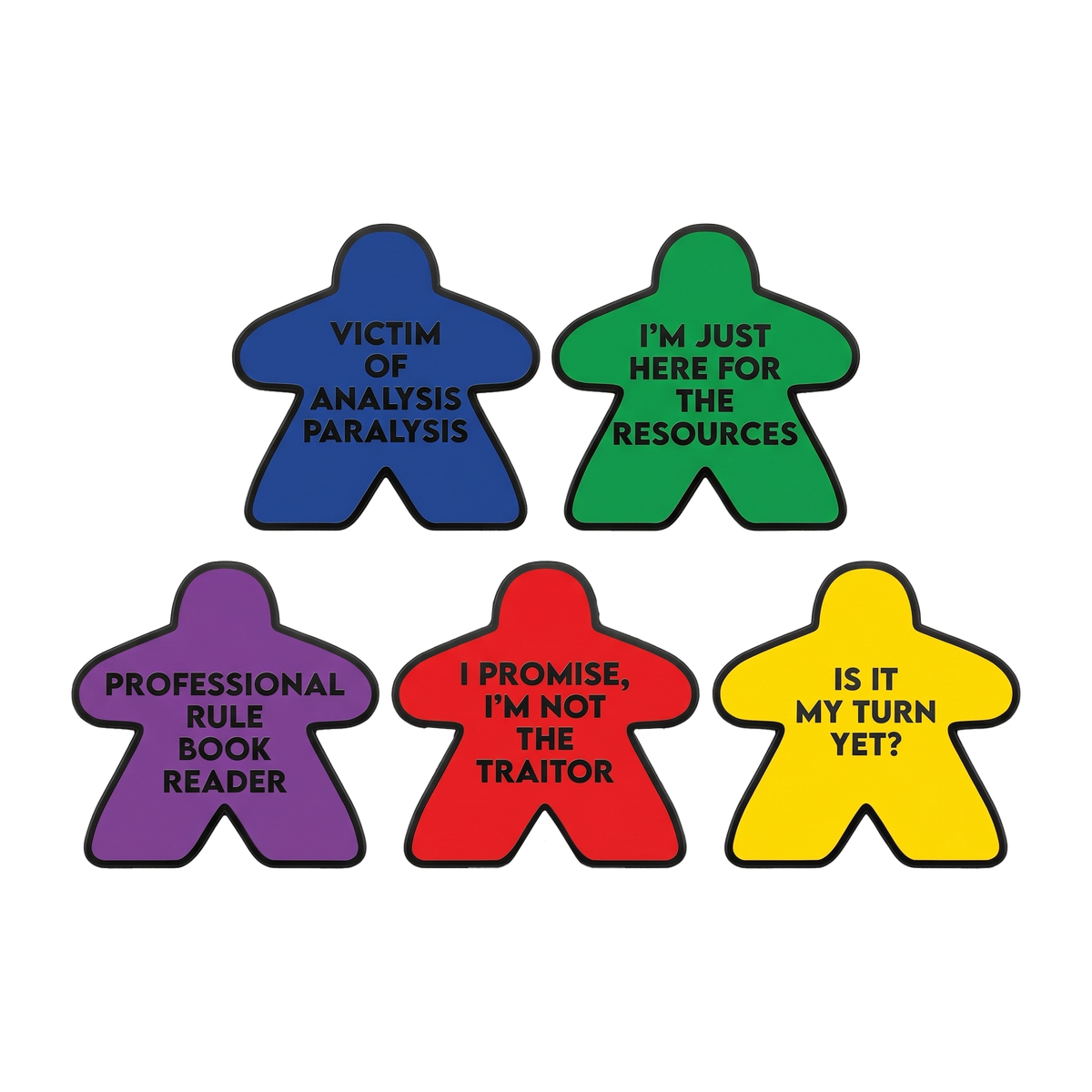 Blue Meeple Pin