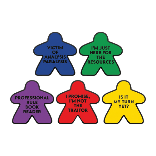 Blue Meeple Pin