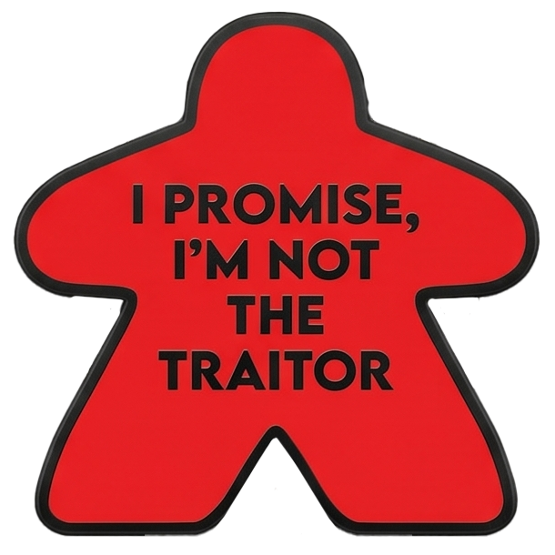 Red Meeple Pin