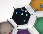 Hexagon Leather Dice Tray image 3