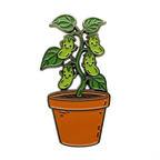 Vine Green Bean Enamel Pin